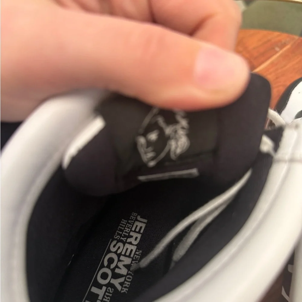 Jeremy Scott x Adidas Black and White Wedge Sneakers - Picture 12 of 17